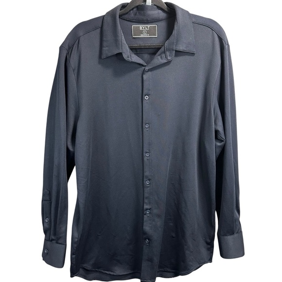 BYLT Basics Executive Stretch Long Sleeve Button Down Shirt - Picture 6 of 11